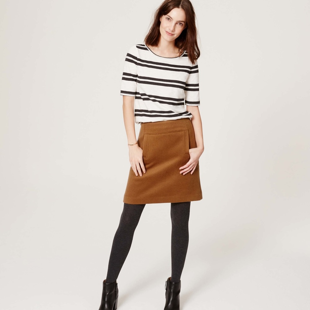 NWOT LOFT Wooly Shift Skirt